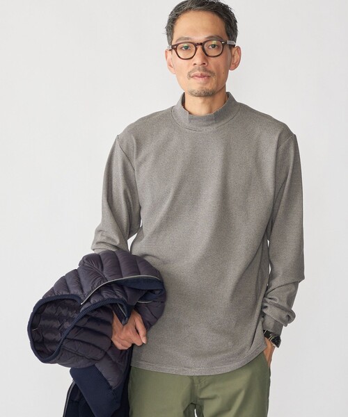 SHIPS(シップス)の「SHIPS: ソフト スムース ロングスリーブ(Tシャツ/カットソー・メンズ・ネイビー/ライトグレー/ブラック/オフホワイト・SMALL/MEDIUM/LARGE/X-LARGE)」の11枚目の写真