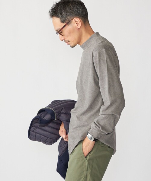 SHIPS(シップス)の「SHIPS: ソフト スムース ロングスリーブ(Tシャツ/カットソー・メンズ・ネイビー/ライトグレー/ブラック/オフホワイト・SMALL/MEDIUM/LARGE/X-LARGE)」の12枚目の写真