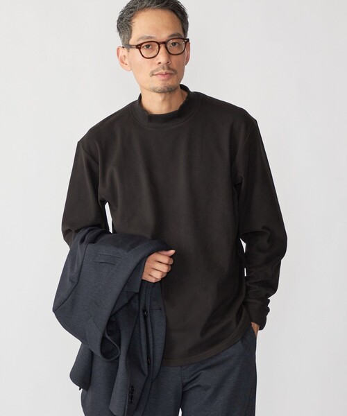 SHIPS(シップス)の「SHIPS: ソフト スムース ロングスリーブ(Tシャツ/カットソー・メンズ・ネイビー/ライトグレー/ブラック/オフホワイト・SMALL/MEDIUM/LARGE/X-LARGE)」の16枚目の写真