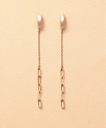 Viju gold（ビジューゴールド）の「【Viju GOLD】 10金 アクセサリー Corda-Chain Pierce レディース ピアス（ピアス（両耳用））」