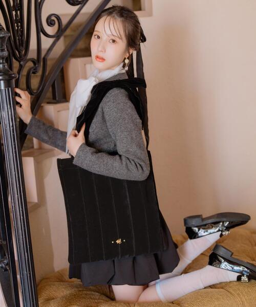 WILLSELECTION（ウィルセレクション）の「ショルダーリボンベロアトート（トートバッグ・レディース・ボルドー/ブラック・FREE）」の19枚目の写真