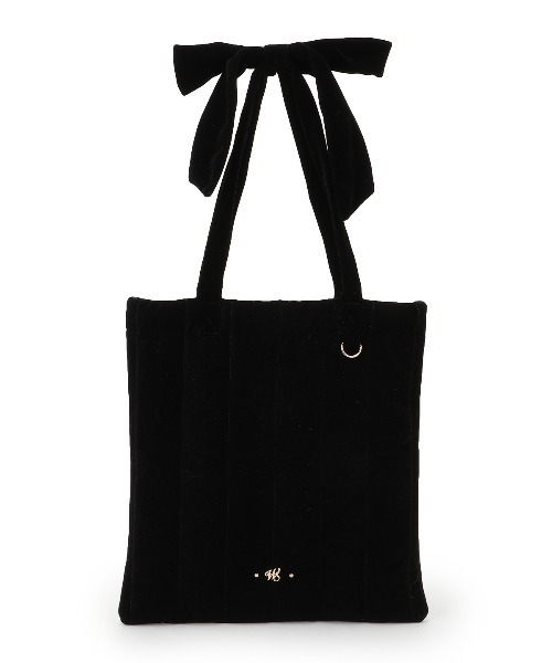 WILLSELECTION（ウィルセレクション）の「ショルダーリボンベロアトート（トートバッグ・レディース・ボルドー/ブラック・FREE）」の4枚目の写真