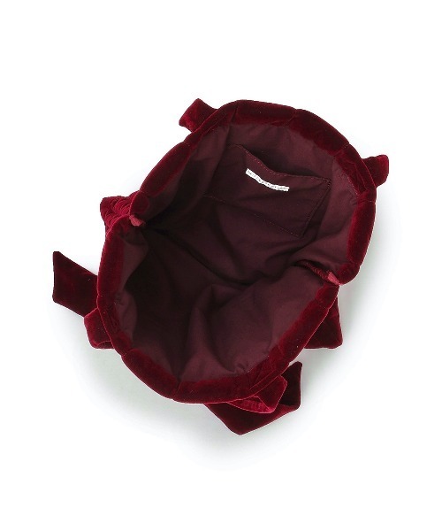 WILLSELECTION（ウィルセレクション）の「ショルダーリボンベロアトート（トートバッグ・レディース・ボルドー/ブラック・FREE）」の14枚目の写真