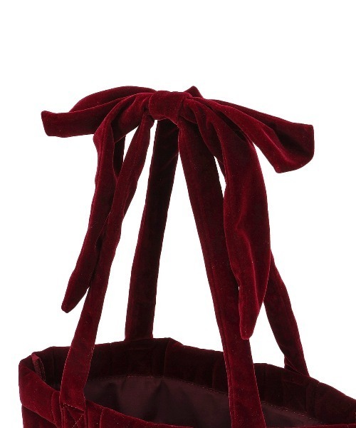 WILLSELECTION（ウィルセレクション）の「ショルダーリボンベロアトート（トートバッグ・レディース・ボルドー/ブラック・FREE）」の15枚目の写真