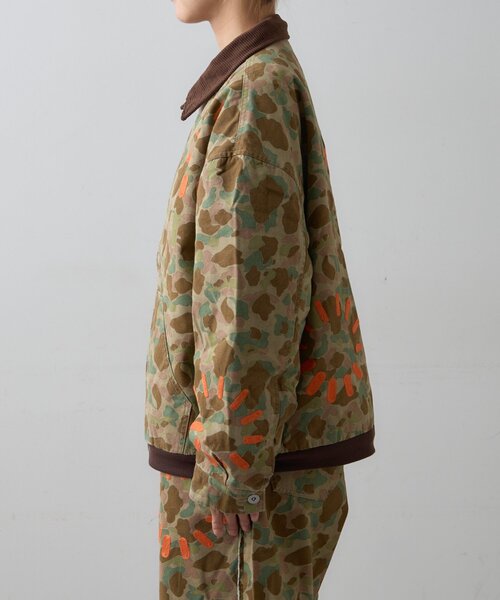 SOUNDSGOOOOD（サウンズグッド）の「【SOUNDS GOOOOD】加工ダック中綿ブルゾン（ミリタリージャケット・レディース・カーキ・ONE SIZE）」の12枚目の写真