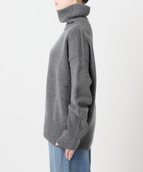 ISLAND TIDES（アイランドタイド）の「《追加》【ISLAND TIDES/アイランドタイド】ラムズウールタートルネック（ニット/セーター・レディース・ブラック/ブラウン/レッド・34）」の22枚目の写真