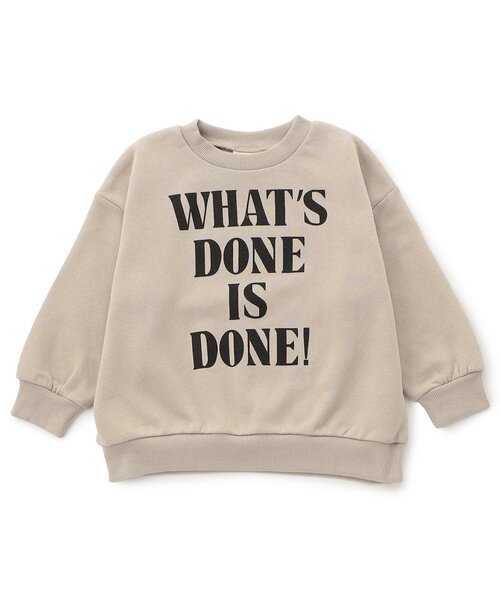 BREEZE（ブリーズ）の「【WEB限定/あったか】裏起毛ロゴトレーナー_ジュニア対応（スウェット・キッズ・ブラック/サックスブルー/ピンク/ベージュ/イエロー/パープル/チャコール/ミント・90/100/110/120/130/140/150/160）」の22枚目の写真