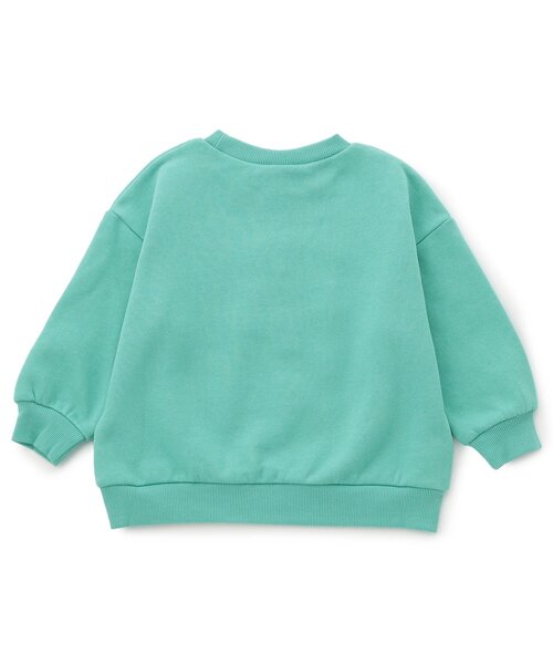 BREEZE（ブリーズ）の「【WEB限定/あったか】裏起毛ロゴトレーナー_ジュニア対応（スウェット・キッズ・ブラック/サックスブルー/ピンク/ベージュ/イエロー/パープル/チャコール/ミント・90/100/110/120/130/140/150/160）」の13枚目の写真