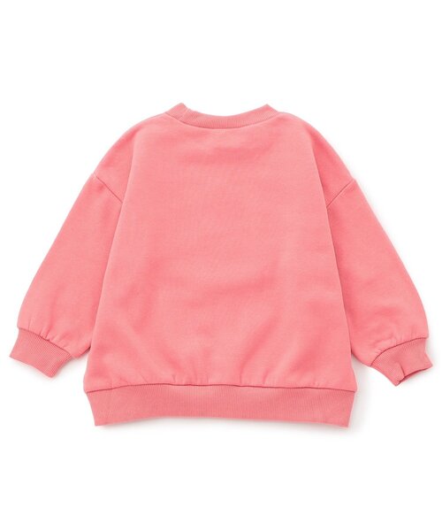 BREEZE（ブリーズ）の「【WEB限定/あったか】裏起毛ロゴトレーナー_ジュニア対応（スウェット・キッズ・ブラック/サックスブルー/ピンク/ベージュ/イエロー/パープル/チャコール/ミント・90/100/110/120/130/140/150/160）」の12枚目の写真