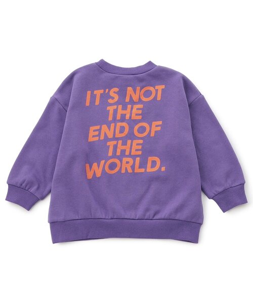 BREEZE（ブリーズ）の「【WEB限定/あったか】裏起毛ロゴトレーナー_ジュニア対応（スウェット・キッズ・ブラック/サックスブルー/ピンク/ベージュ/イエロー/パープル/チャコール/ミント・90/100/110/120/130/140/150/160）」の6枚目の写真