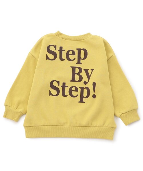 BREEZE（ブリーズ）の「【WEB限定/あったか】裏起毛ロゴトレーナー_ジュニア対応（スウェット・キッズ・ブラック/サックスブルー/ピンク/ベージュ/イエロー/パープル/チャコール/ミント・90/100/110/120/130/140/150/160）」の7枚目の写真