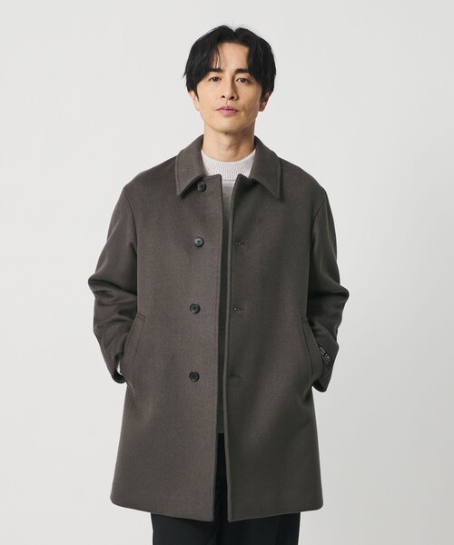 120S メルトン バルカラーコート（ステンカラーコート）｜BEAUTY&YOUTH
