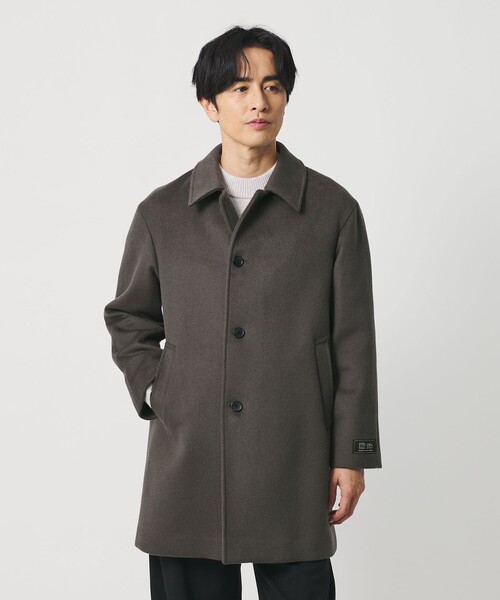 120S メルトン バルカラーコート（ステンカラーコート）｜BEAUTY&YOUTH