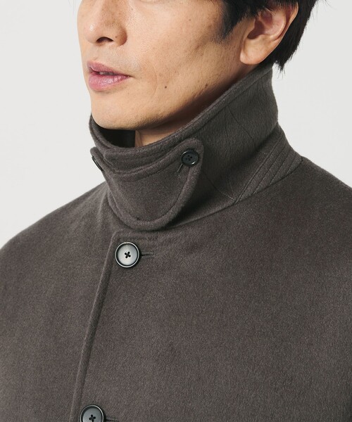 120S メルトン バルカラーコート（ステンカラーコート）｜BEAUTY&YOUTH