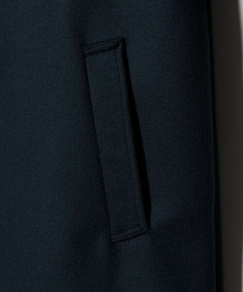 BEAUTY&YOUTH UNITED ARROWS（ビューティーアンドユースユナイテッドアローズ）の「120S メルトン バルカラーコート（ステンカラーコート・メンズ・ダークグレー/オリーブ/ブラック・M/S/L）」の21枚目の写真