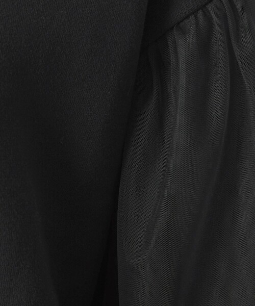 green label relaxing(グリーンレーベルリラクシング)の「【WEB限定】<at ease>チュール ドッキング スウェット プルオーバー(スウェット・レディース・ブラック/ライトグレー・FREE)」の21枚目の写真