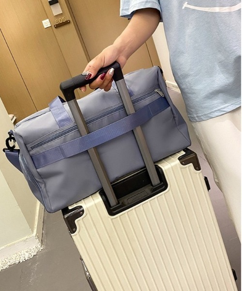BACKYARD FAMILY(バックヤードファミリー)の「ボストンバッグ シューズ収納 xlbg9994(ボストンバッグ・レディース・ピンク/ブラック/ライトグリーン/パープル・FREE)」の11枚目の写真