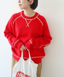 PAR ICI | 【WEB別注カラー】カシミア混コットン ラグランプルオーバー(ニット/セーター)