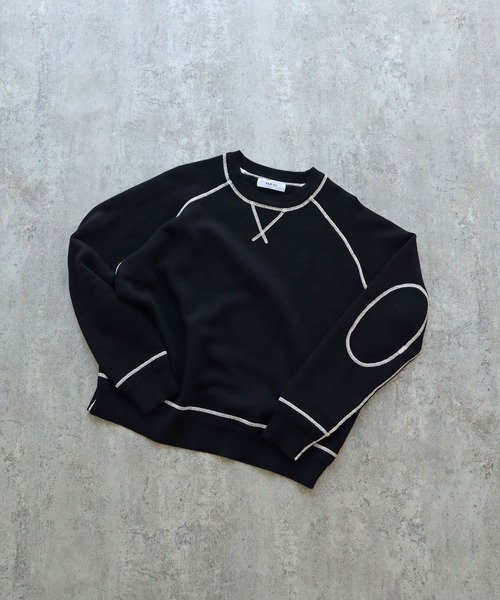 PAR ICI（パーリッシィ）の「【WEB別注カラー】カシミア混コットン ラグランプルオーバー（ニット/セーター・レディース・グレー/アイボリー/ブラック/ピンク/レッド・FREE）」の3枚目の写真