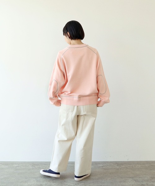 PAR ICI（パーリッシィ）の「【WEB別注カラー】カシミア混コットン ラグランプルオーバー（ニット/セーター・レディース・グレー/アイボリー/ブラック/ピンク/レッド・FREE）」の19枚目の写真