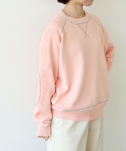 PAR ICI（パーリッシィ）の「【WEB別注カラー】カシミア混コットン ラグランプルオーバー（ニット/セーター・レディース・グレー/アイボリー/ブラック/ピンク/レッド・FREE）」の13枚目の写真