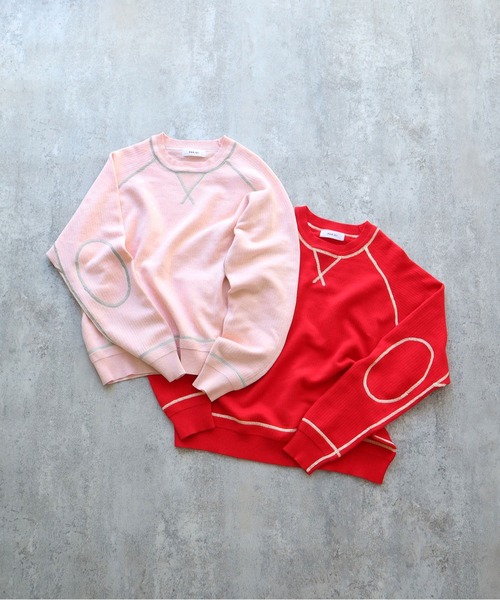 PAR ICI（パーリッシィ）の「【WEB別注カラー】カシミア混コットン ラグランプルオーバー（ニット/セーター・レディース・グレー/アイボリー/ブラック/ピンク/レッド・FREE）」の6枚目の写真