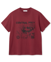 セントラルフレイTシャツ【ディープレッド】