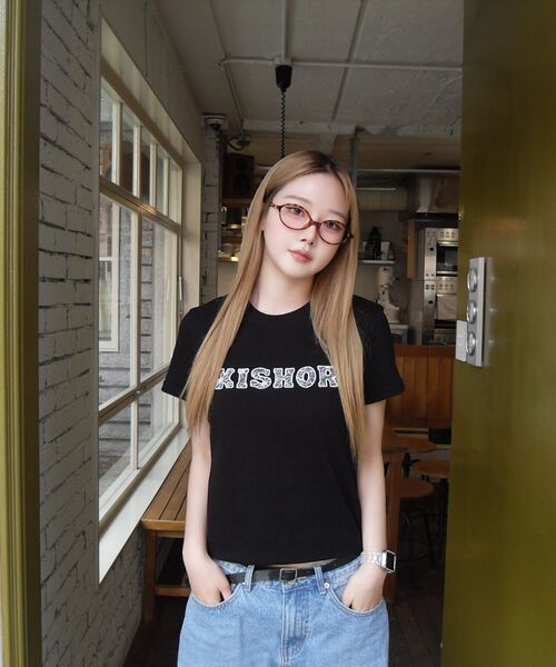 AAKAM（アーカム）の「Side Rhinestone Denim Pants (Blue)（デニムパンツ・レディース・その他・1/2）」の14枚目の写真