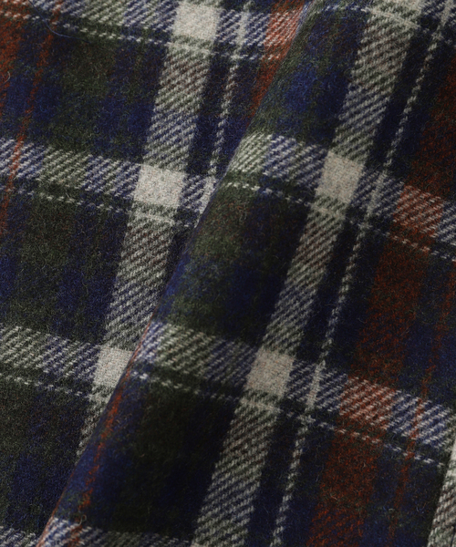 Whimsy（ウィムジー）の「Whimsy / ウィムジー HEAVY WOOL FLANNEL SHIRT（シャツ/ブラウス・メンズ・ネイビー・LARGE/MEDIUM）」の5枚目の写真