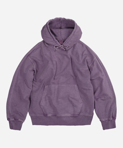 OG PIGMENT DYEING HOODY 002 — пурпурный