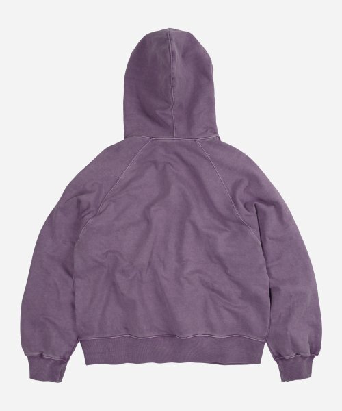 FRIZMWORKS(フリズムワークス)の「OG PIGMENT DYEING HOODY 002 _ PURPLE(パーカー・メンズ・その他・MEDIUM/LARGE/X-LARGE/SMALL)」の3枚目の写真
