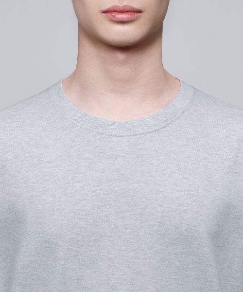 MUSINSA STANDARD（ムシンサスタンダード）の「ベーシック長袖Tシャツ [メランジライトグレー]（Tシャツ/カットソー・メンズ・その他・SMALL/MEDIUM/LARGE/X-LARGE/XX-LARGE/XXX-LARGE）」の3枚目の写真