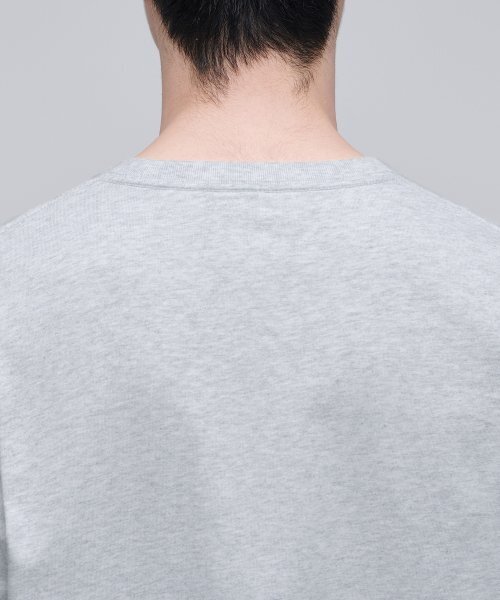 MUSINSA STANDARD（ムシンサスタンダード）の「ベーシック長袖Tシャツ [メランジライトグレー]（Tシャツ/カットソー・メンズ・その他・SMALL/MEDIUM/LARGE/X-LARGE/XX-LARGE/XXX-LARGE）」の4枚目の写真