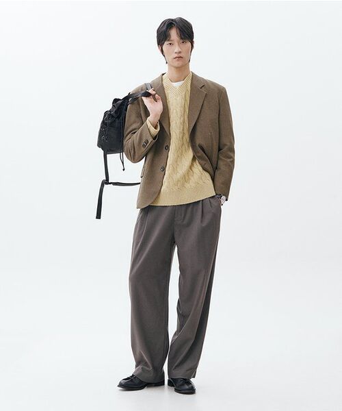 MUSINSA STANDARD（ムシンサスタンダード）の「ベーシック長袖Tシャツ [メランジライトグレー]（Tシャツ/カットソー・メンズ・その他・SMALL/MEDIUM/LARGE/X-LARGE/XX-LARGE/XXX-LARGE）」の8枚目の写真