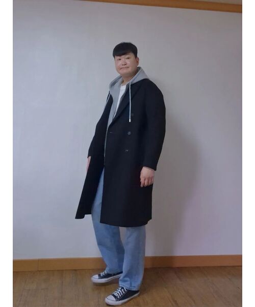 MUSINSA STANDARD（ムシンサスタンダード）の「ベーシック長袖Tシャツ [メランジライトグレー]（Tシャツ/カットソー・メンズ・その他・SMALL/MEDIUM/LARGE/X-LARGE/XX-LARGE/XXX-LARGE）」の12枚目の写真