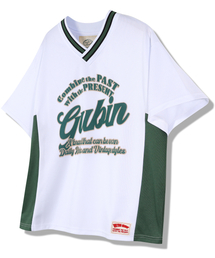 GUBIN（グビン）の「V-neck football jersey t-shirt（Tシャツ/カットソー・メンズ）」
