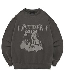 Retriever Club（レトリーバークラブ）の「WITH THE MOON CREWNECK [BLACK]（スウェット）」