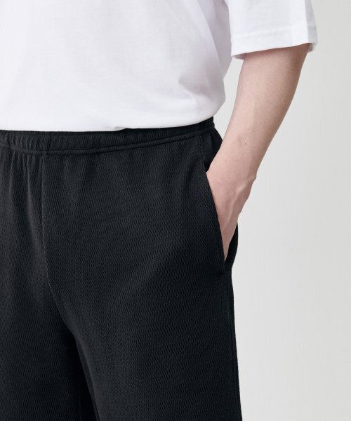 MUSINSA STANDARD（ムシンサスタンダード）の「ハニカムスウェットショーツ[ブラック]（その他パンツ・メンズ・その他・SMALL/MEDIUM）」の6枚目の写真
