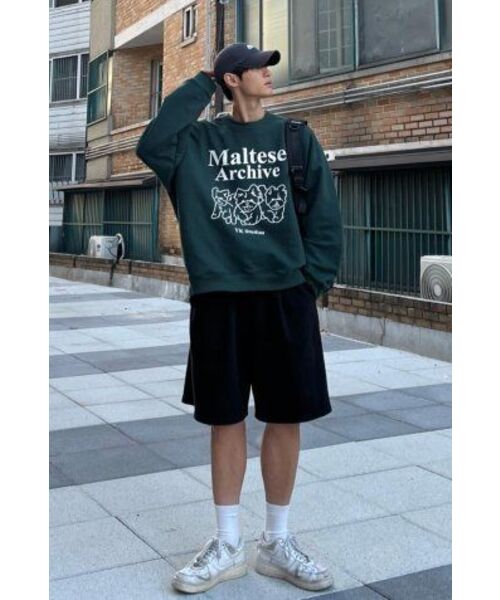WaiKei(ワイケイ)の「マルチーズアーカイブライングラフィックスウェットグリーン(スウェット・レディース・その他・1/2/3)」の7枚目の写真