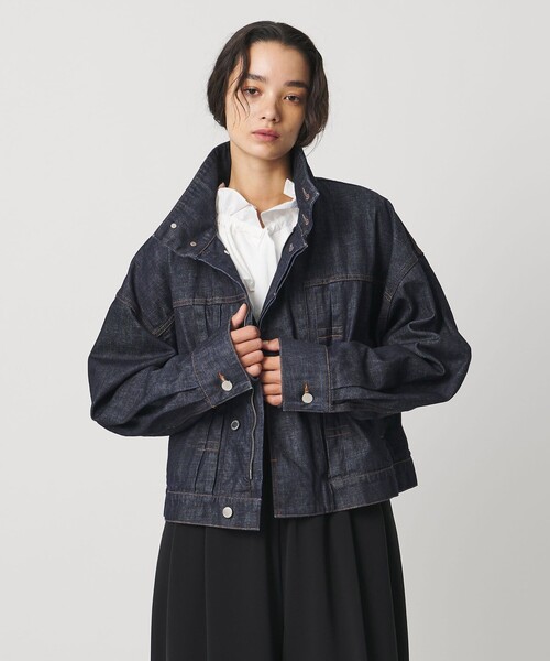 AEWEN MATOPH（イウエン マトフ）の「＜AEWEN MATOPH＞スタンドカラーデニムブルゾン（その他アウター・レディース・コバルトブルー/ネイビー・36/38）」の4枚目の写真