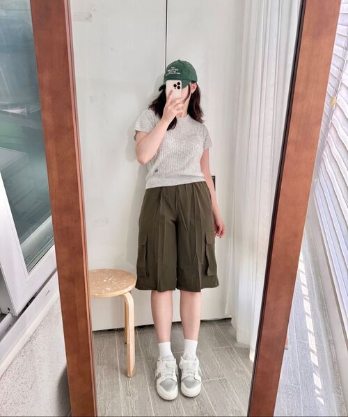 GLW（ジーエルダブリュ）の「ナイロンバミューダカーゴパンツカーキ（その他パンツ・レディース・その他・MEDIUM/LARGE/SMALL）」の12枚目の写真
