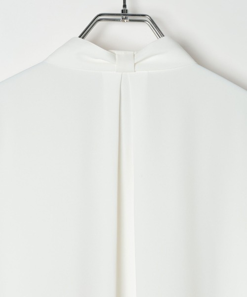 GLOBAL WORK(グローバルワーク)の「キレイつづく2WAYボウタイ/581012(シャツ/ブラウス・レディース・オフホワイト/ライトピンク/グレイッシュベージュ/サックスブルー・SMALL/MEDIUM/LARGE/X-LARGE)」の9枚目の写真