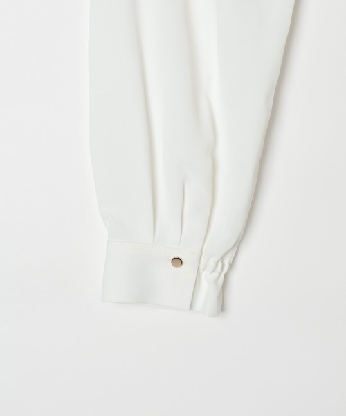 GLOBAL WORK(グローバルワーク)の「キレイつづく2WAYボウタイ/581012(シャツ/ブラウス・レディース・オフホワイト/ライトピンク/グレイッシュベージュ/サックスブルー・SMALL/MEDIUM/LARGE/X-LARGE)」の10枚目の写真