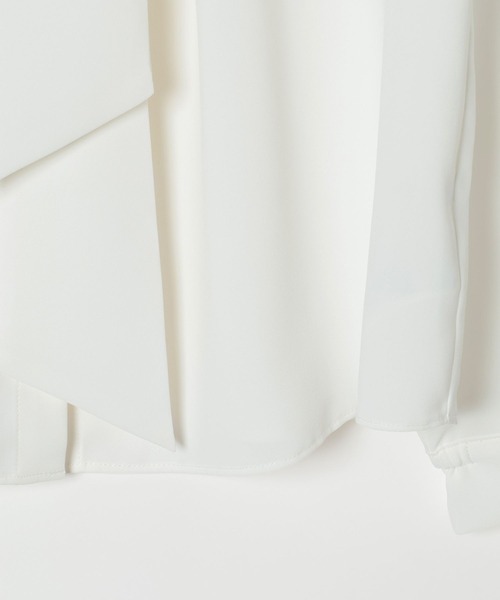 GLOBAL WORK(グローバルワーク)の「キレイつづく2WAYボウタイ/581012(シャツ/ブラウス・レディース・オフホワイト/ライトピンク/グレイッシュベージュ/サックスブルー・SMALL/MEDIUM/LARGE/X-LARGE)」の11枚目の写真