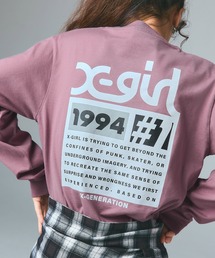 X-GIRL X YURINO MESH L/S TOPS パープル 楽天市場】【SALE／30%OFF】YURINO MESH L/S TOPS X-girl エックス