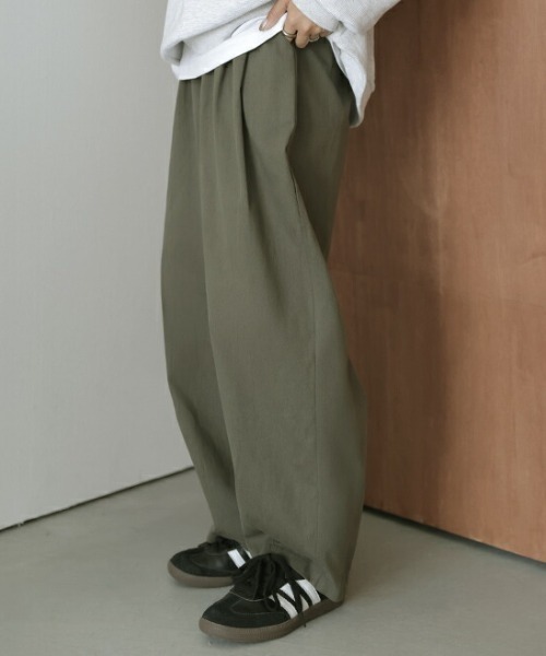 lesperance（レスぺランス）の「コットンランタンパンツ（その他パンツ・レディース・カーキ/ブラック/ベージュ/ブラウン・M/L）」の4枚目の写真