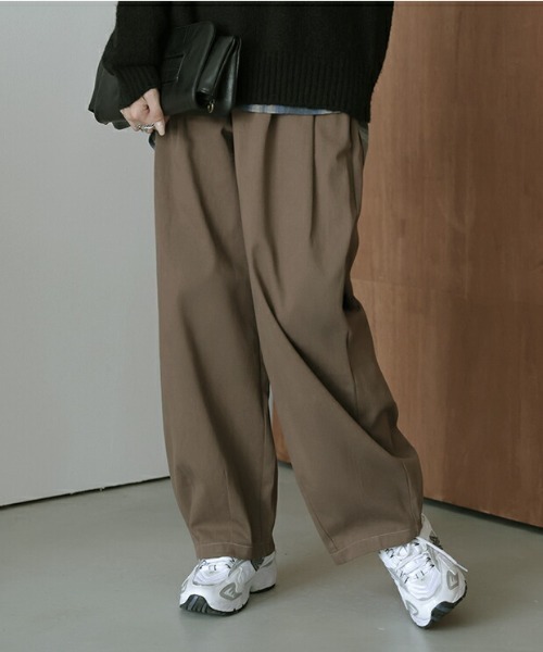 lesperance（レスぺランス）の「コットンランタンパンツ（その他パンツ・レディース・カーキ/ブラック/ベージュ/ブラウン・M/L）」の17枚目の写真