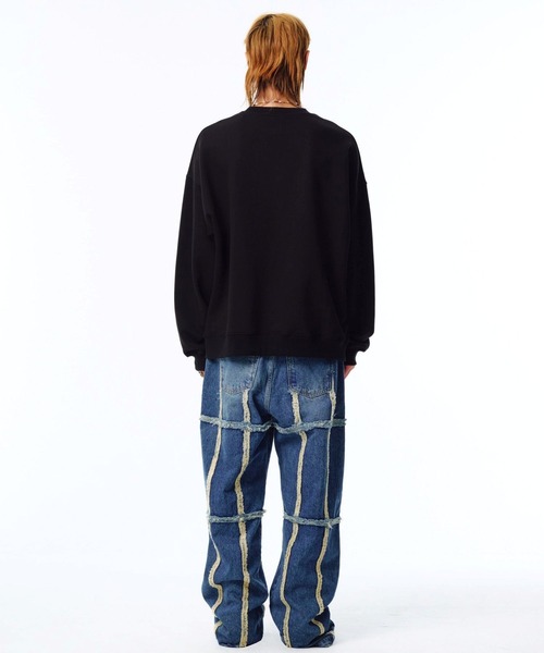 PHOS333(フォースサンサンサン)の「【UNISEX】PHOS333/Miraculum プルオーバー(スウェット・レディース・ナチュラル/ブラック・MEDIUM/LARGE)」の10枚目の写真