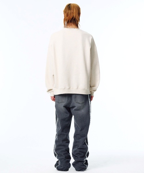 PHOS333(フォースサンサンサン)の「【UNISEX】PHOS333/Miraculum プルオーバー(スウェット・レディース・ナチュラル/ブラック・MEDIUM/LARGE)」の15枚目の写真