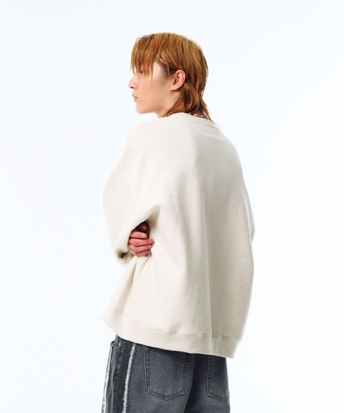 PHOS333(フォースサンサンサン)の「【UNISEX】PHOS333/Miraculum プルオーバー(スウェット・レディース・ナチュラル/ブラック・MEDIUM/LARGE)」の17枚目の写真